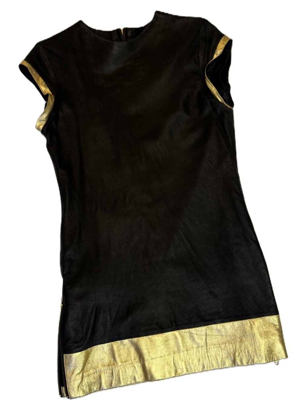 SKINGRAFT Couture Lamb Skin Leather Dress, Luxury Designer: Jonny Cota